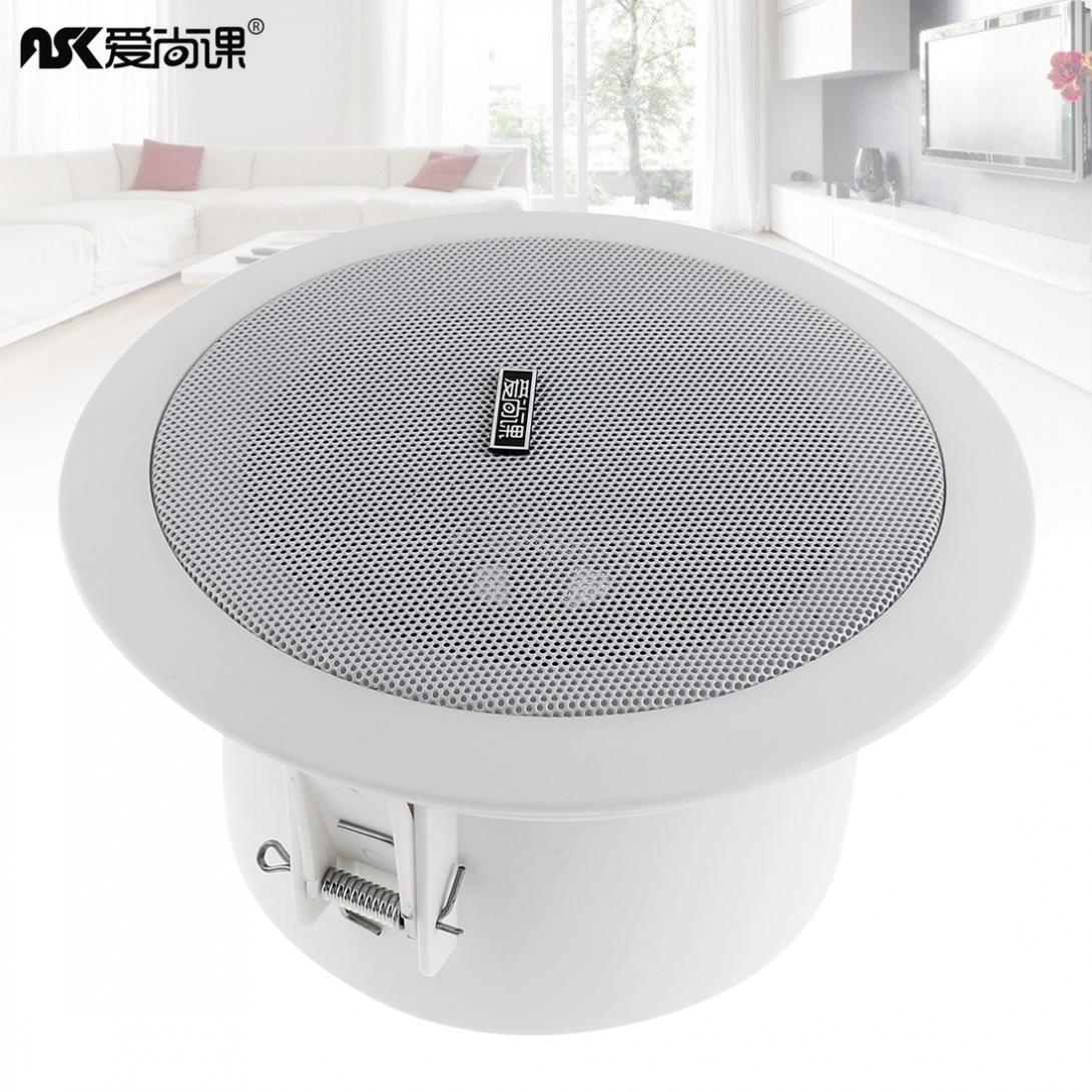 4,5 pulgadas 3/6W impermeable hogar incrustado Radio techo altavoz de difusión pública fondo de música altavoz para el hogar