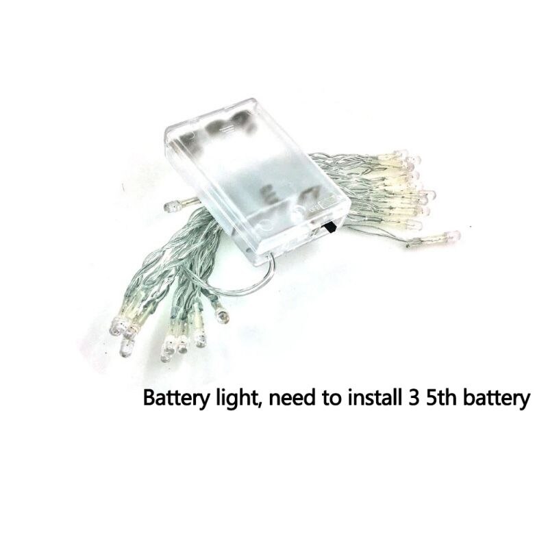 Mini Christmas Tree LED Artificial Christmas Tree and Pine Cone Small Fruit Star Ornament String Light Christmas Decoration