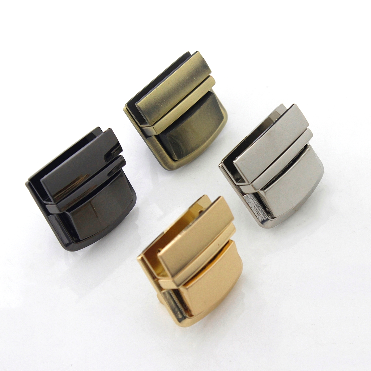 1pcs Metal Tongue Lock Lovely Push Lock For DIY Handbag Bag Purse Luggage Hardware Closure Bag Parts Accessories