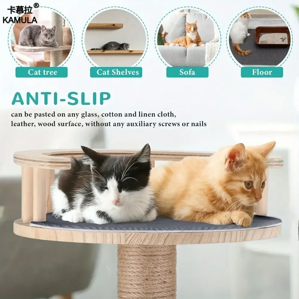 Anti Kat Kras Bank DIY Katten Krasplank Sofa Bescherming Poten Verscherpen Trimbaar zelfklevend Tapijt Katten Krasplank