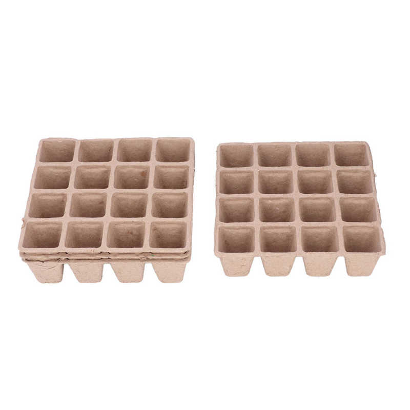 Plant Pots Eco Friendly Paper Pulp Seed Starter Nursery Pots for Grasses Seed