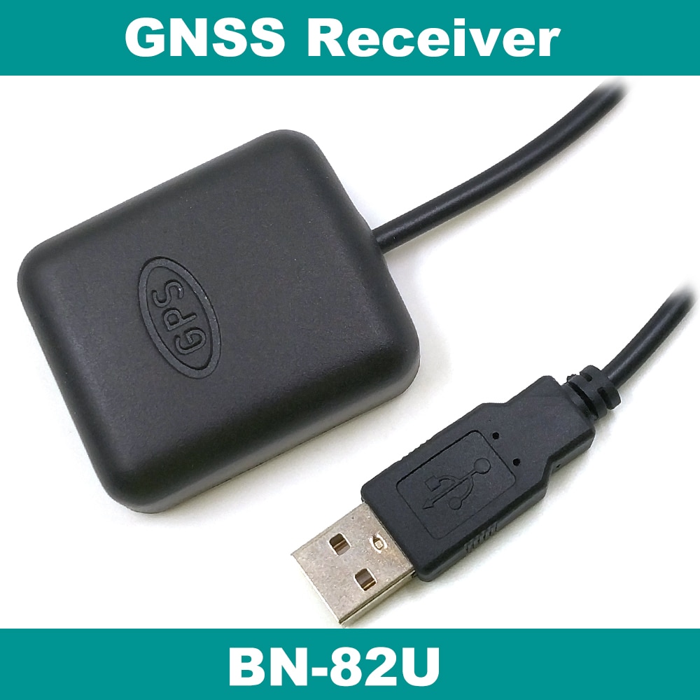USB GLONASS GPS ontvanger Dual GNSS ontvanger module antenne, 4 M FLASH, 1.5 m, BN-82U, beter dan BU-353S4