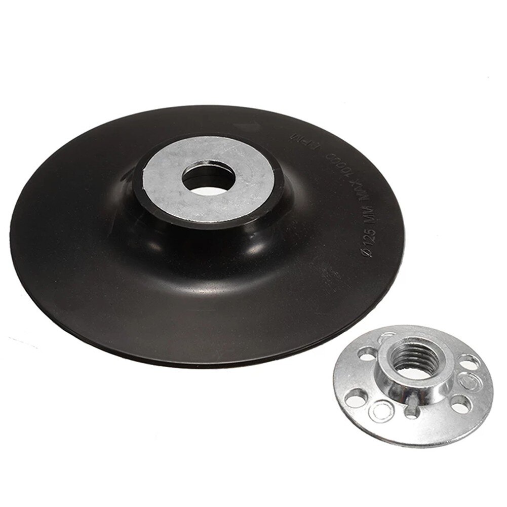 5\\\\\\\" 125mm Resin Fiber Disc Backing Pad M14 Thread With Lock Nut For Angle Grinder Backing Pad 125mm/5\\\\\\\"