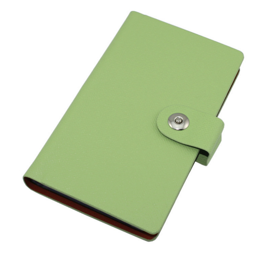 Visitkort bøger visitkortholdere med magnetisk lukning til organisering af kort journal visitkort arrangør navnekort: Grøn