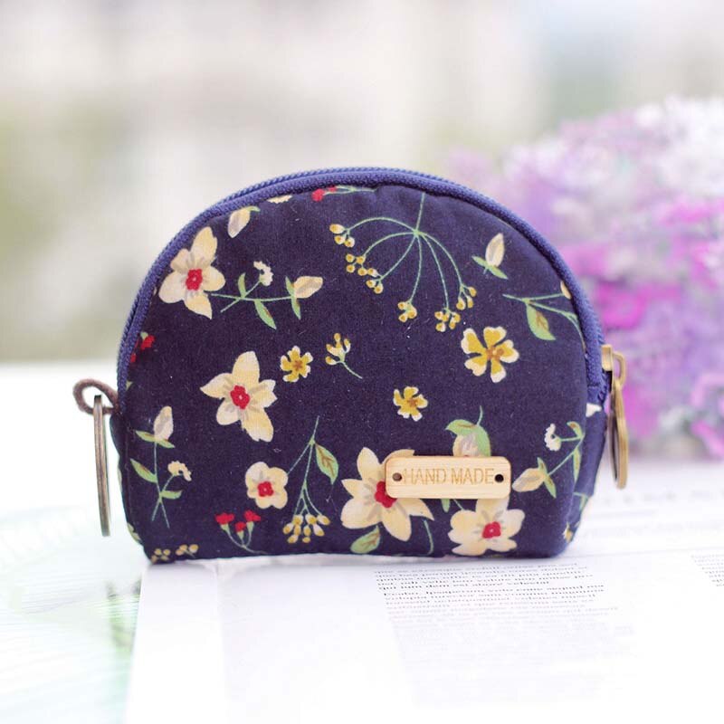 Cartoon Kurze Brieftasche Frauen Vintage Leinwand Shell Geldbörse Dame Karte Halter Kupplung Kinder Cartoon Fuchs/Eule Kleine Ändern geldbörsen: 018