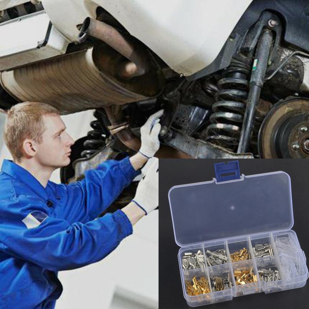 150 Pcs/Box Auto Parts Cold-Pressed Terminal Box Male And Female Docking Combination Set Connect Internal Wiring