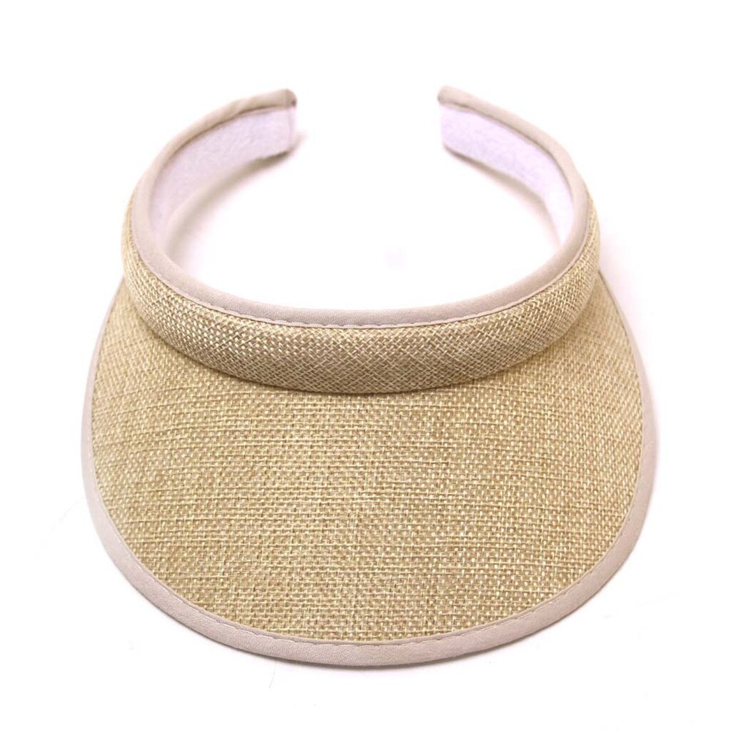 Männer Frauen Sommer Hüte Sonnenhüte Einstellbare Sport Stirnband Klassische Sonne Sport Visier Hut Cap Freien Reise Wandern Einfache Kappe