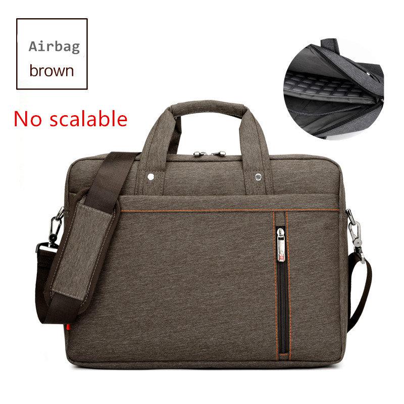 Burnur 13.3 14.1 15.6 17.3 Inch Laptop Bag Shockproof Airbag Waterproof Computer Bag Thick Notebook Sholder Bag men Women