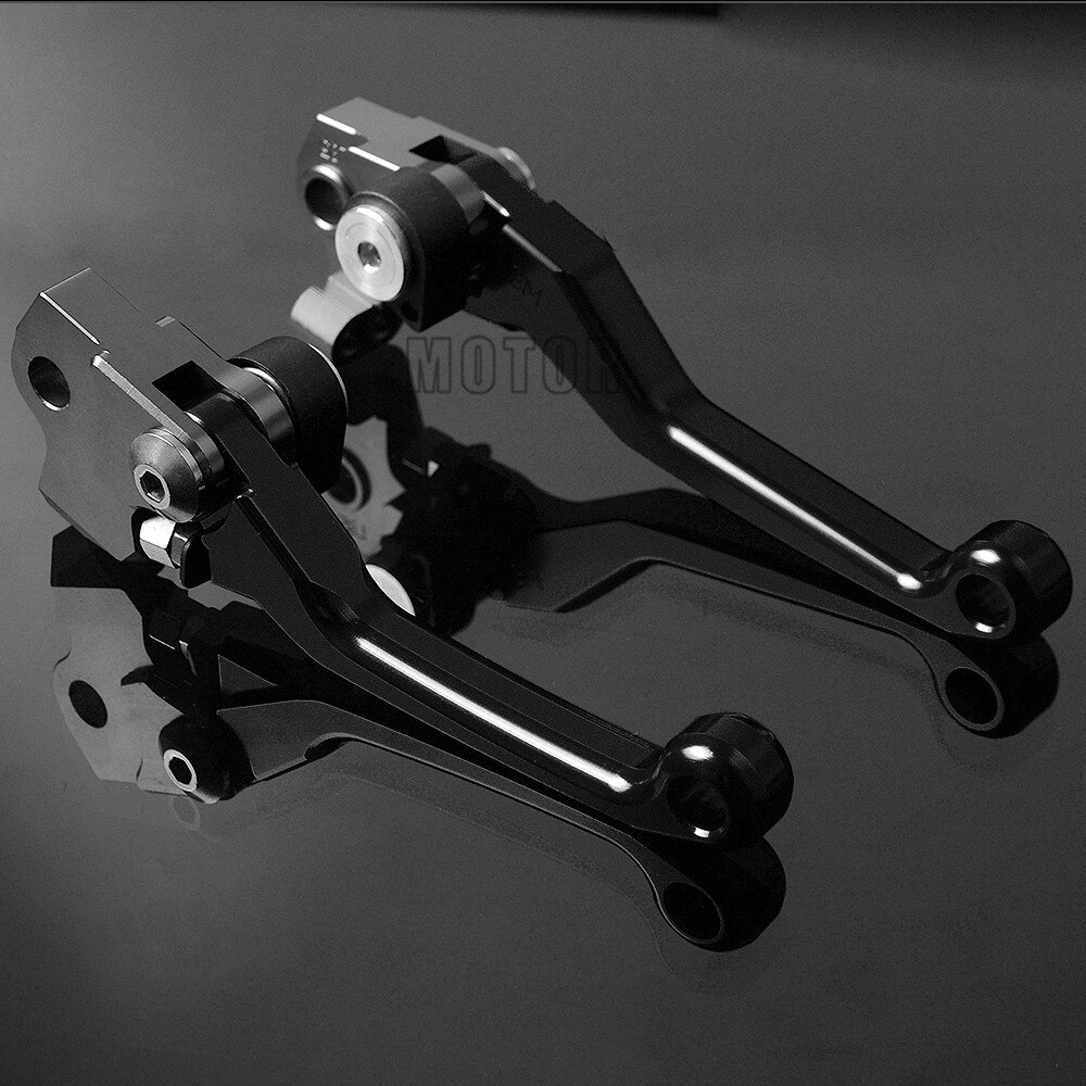 For Gas Gas EC250/EC300/EC250E4/EC300E4/XC300/XC250 CNC Motorcycle DirtBike Pivot Brake Clutch Levers EC XC 250 300 E4: Black