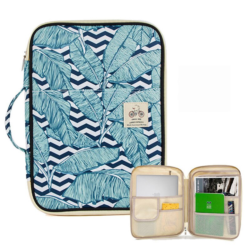 A4 Document Bag Portable File Folder Cute Cabinet Organizer Box for Ipad Storage Case Product Padfolio Multifunctional Fichario: Style 01