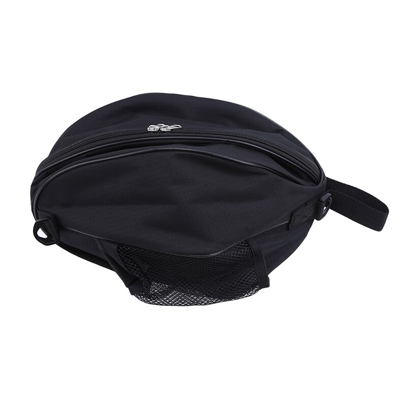 Sac de ballon de basket-Ball universel Sport Football volley-Ball sac à dos sac à main forme ronde réglable bandoulière Knapsacks stockage: black