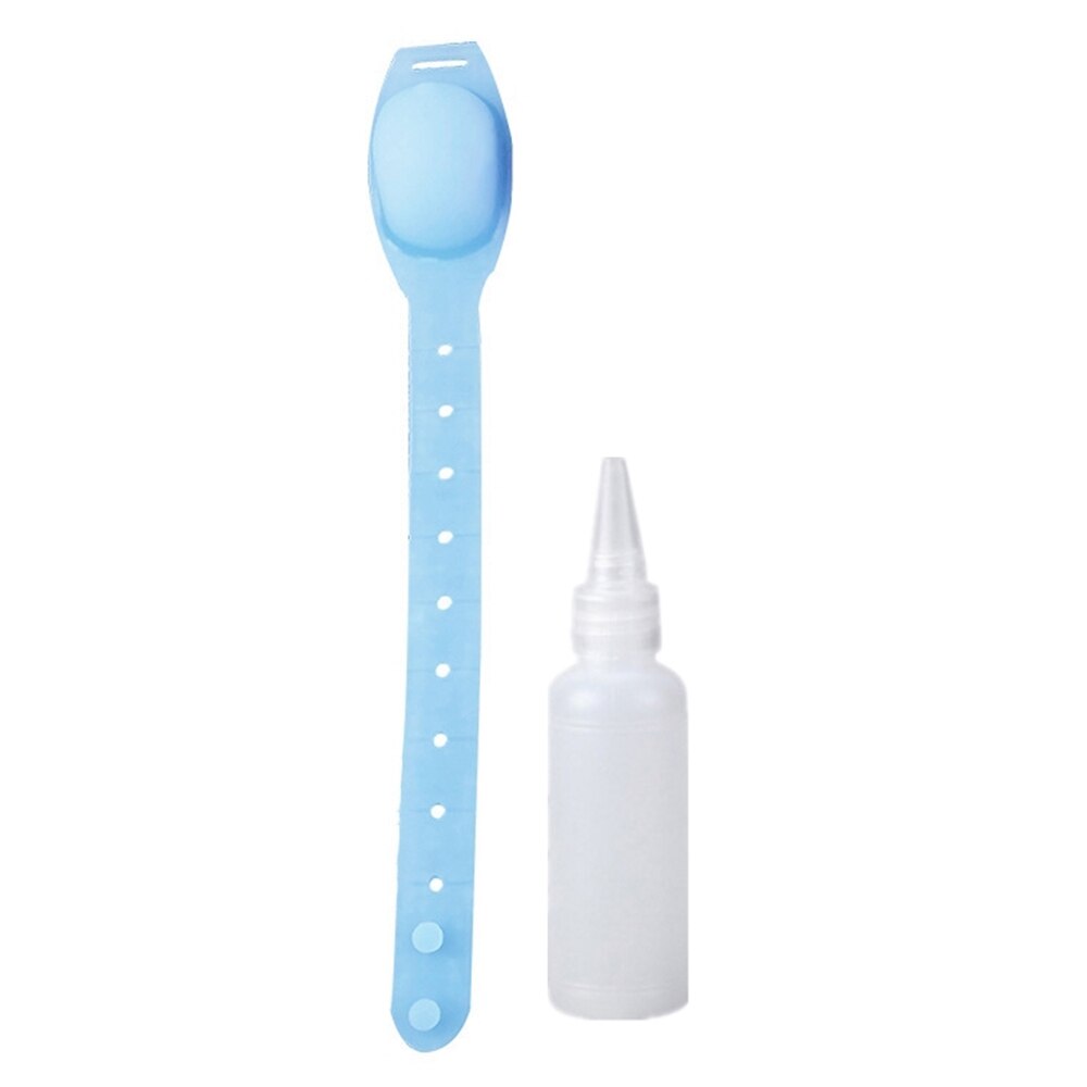 Reusable Wristbands Hand Sanitizer Dispensing Portable Bracelet Wristband Hand Dispenser 10ML Wrist Support