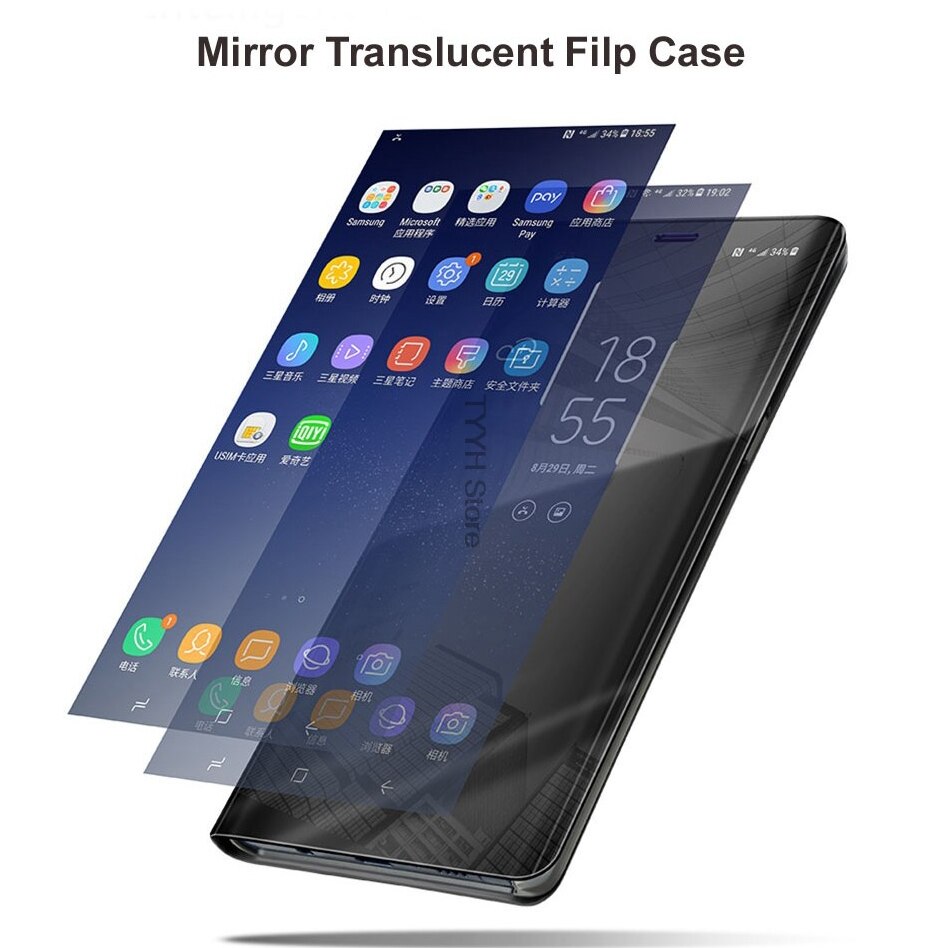 accorto Caso Dello Specchio per Vivo V19 Custodie Fundas Magnetico di Vibrazione del Cuoio Della Copertura per VIVO V19 Cassa Del Telefono per VivoV 19 vivoV19 Telefono etui