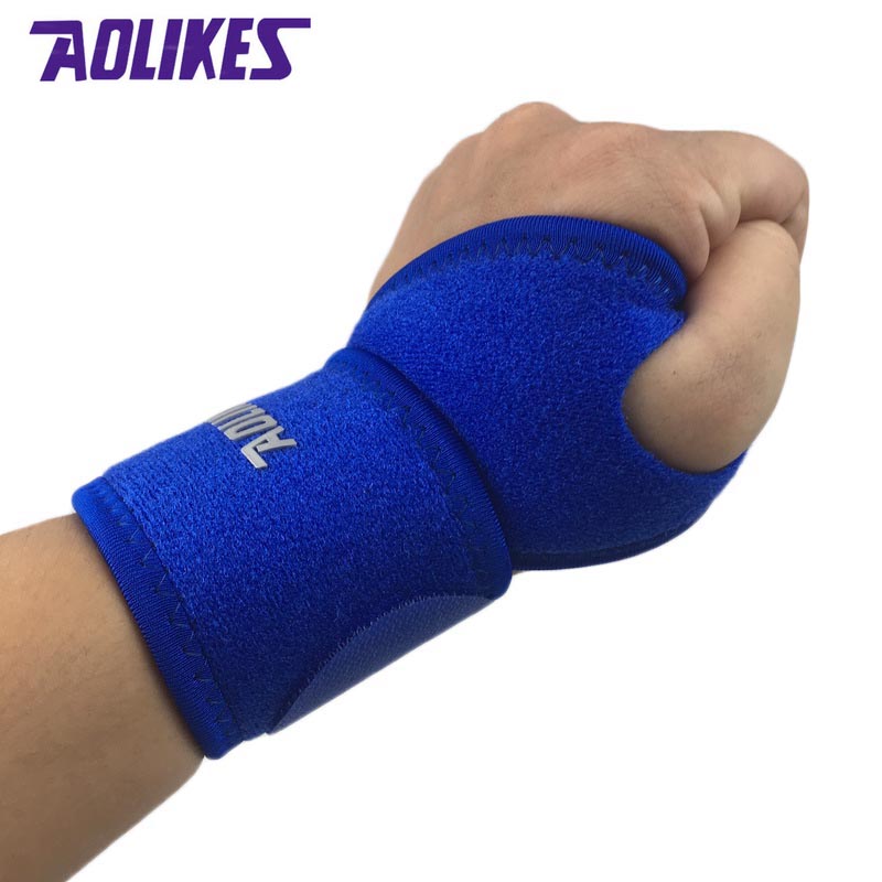 1 stk fitness håndledsbeskytter bånd hjemme træning træning håndvægte armbånd håndled støtte wraps rem gym tilbehør sport