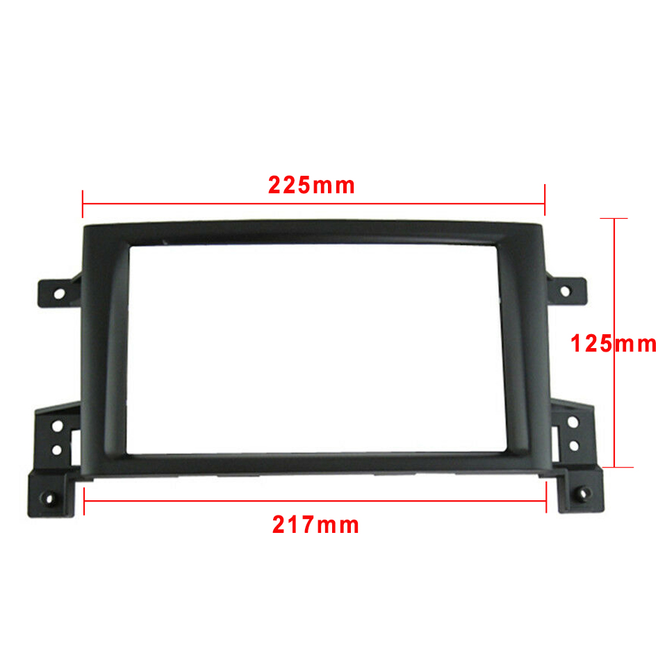 Kit de montage pour tableau de bord stéréo dvd 2 din pour suzuki grand vitara 2007 2005 2006