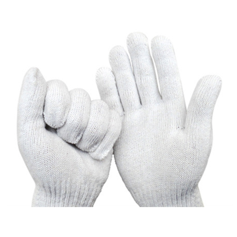 Hand Bescherming Apparatuur Dik Katoen Lijn Handen Arbeid Bescherming Dragen Katoen Lijn Tuinieren Handschoenen