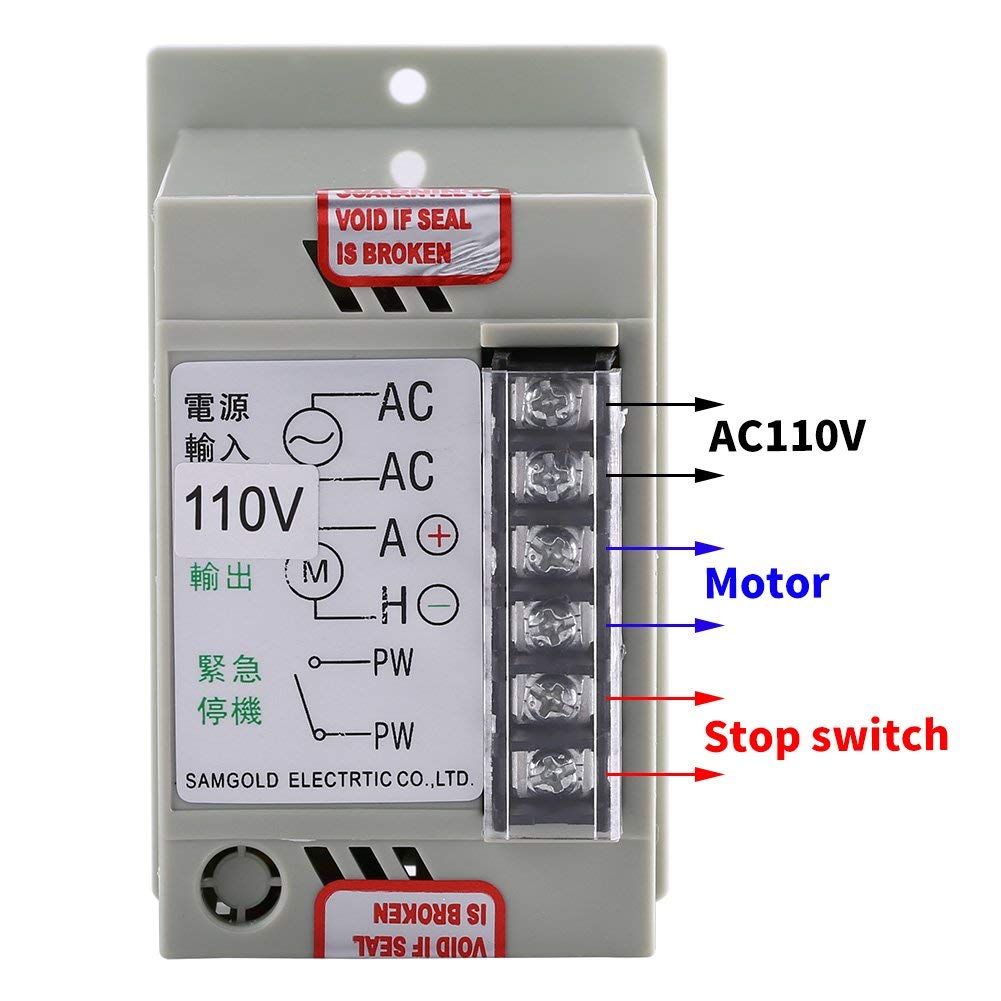 AC 110 v Eingang DC 24 v-90 v Ausgang Motor Speed Controller Schalter Elektrische Geschwindigkeit Regler für Permanent magnet DC Motor 400 watt DC-51