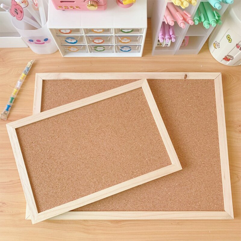 Cork Letter Message Board Wall Hanging Message Bulletin Board Decoration Postcard Photo Wall Cork Board Memo Paper Stationery