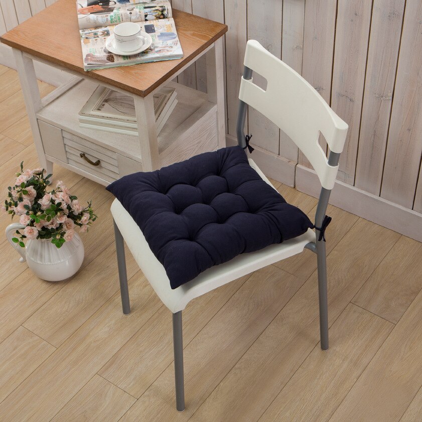 Oreillers pour chaises plancher siège coussin épaissir Tatami salle à manger chaise coussins couleur unie maison décoratif assis canapé oreillers: 3