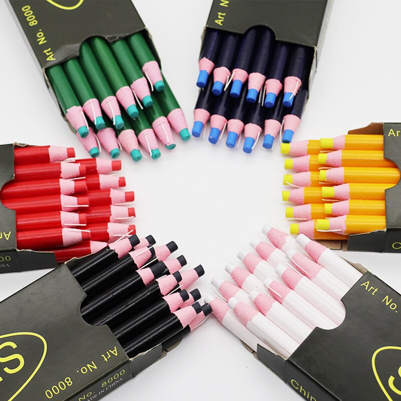 Diamond Peel-Off China Markers/Grease Pencils For Glass, Cellophane, Vinyl, Metal, Etc. (12 Pencils) (Yellow) In | Whizz