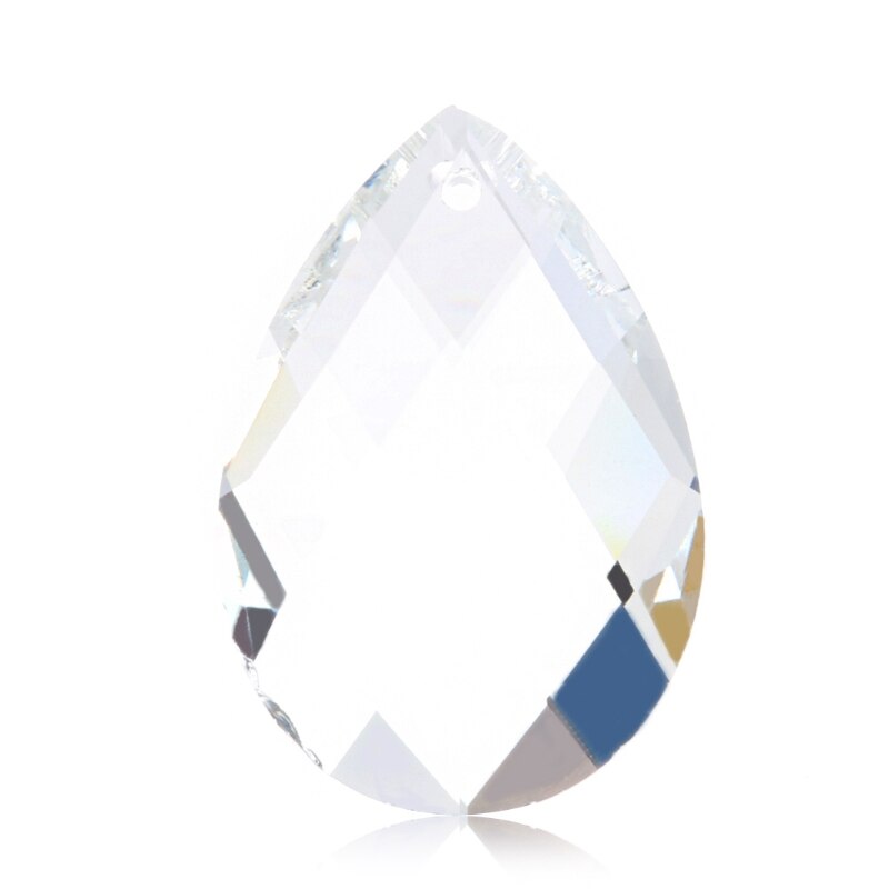 1pc rostfritt kristallkrona glaslampa prismor delar hängande droppar hängen 38mm