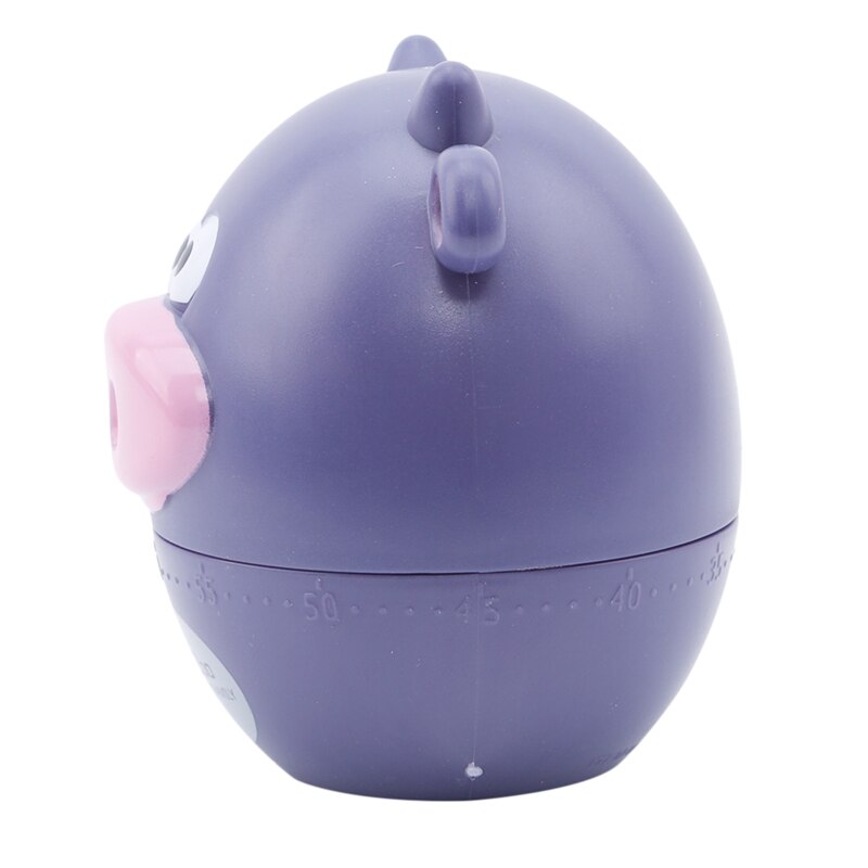 Cute Bear Cow Timer Mechanical Wind Up 60 Minutes Kitchen Gadget Novelty Cooking Timer