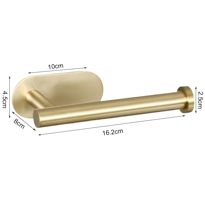 Toilet Paper Rack Bathroom Paper Towel Holder Adhesive Absorbent Paper Dispenser WC Kitchen Hardware Storage Accessories: Burgundy