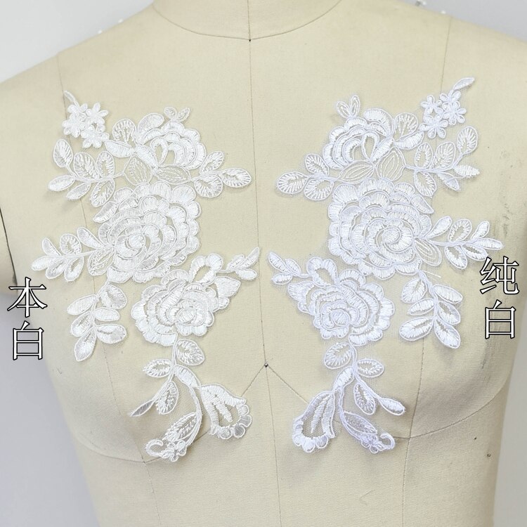 lace mirror flowers appliques flowers motifies l wedding dress lace flowers patch