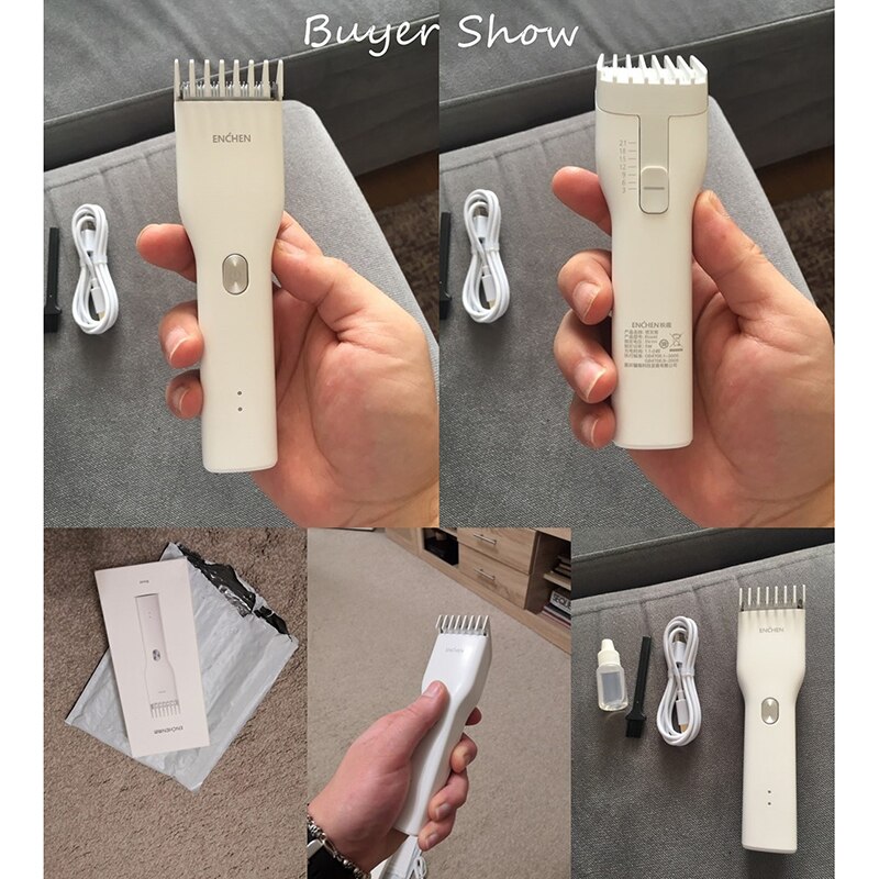 ENCHEN Boost USB Electric Hair Clippers Trimmers For Men Adults Kids Cordless Rechargeable Hair Cutter Machine