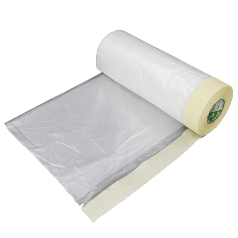 Pre-Taped Masking Film Painting Protection Covering Film Masking Tape Protective Film