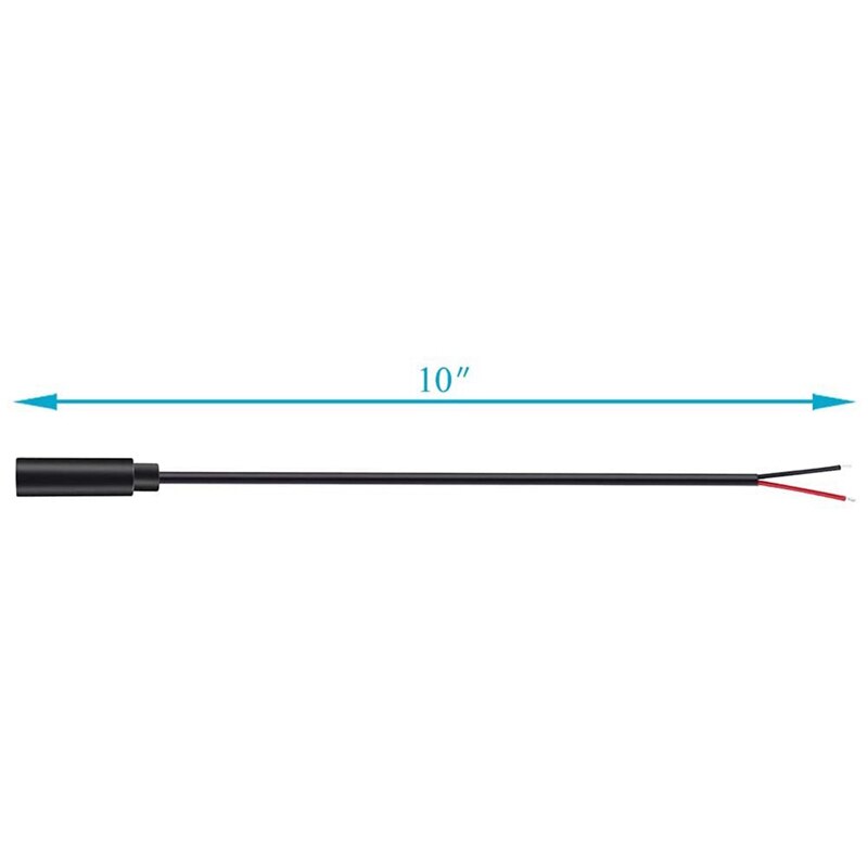 10 pces substituição 3.5mm jack fêmea para desencapar a extremidade aberta ts 2 polo mono 1/8 polegada 3.5mm jack plug conector cabo de áudio