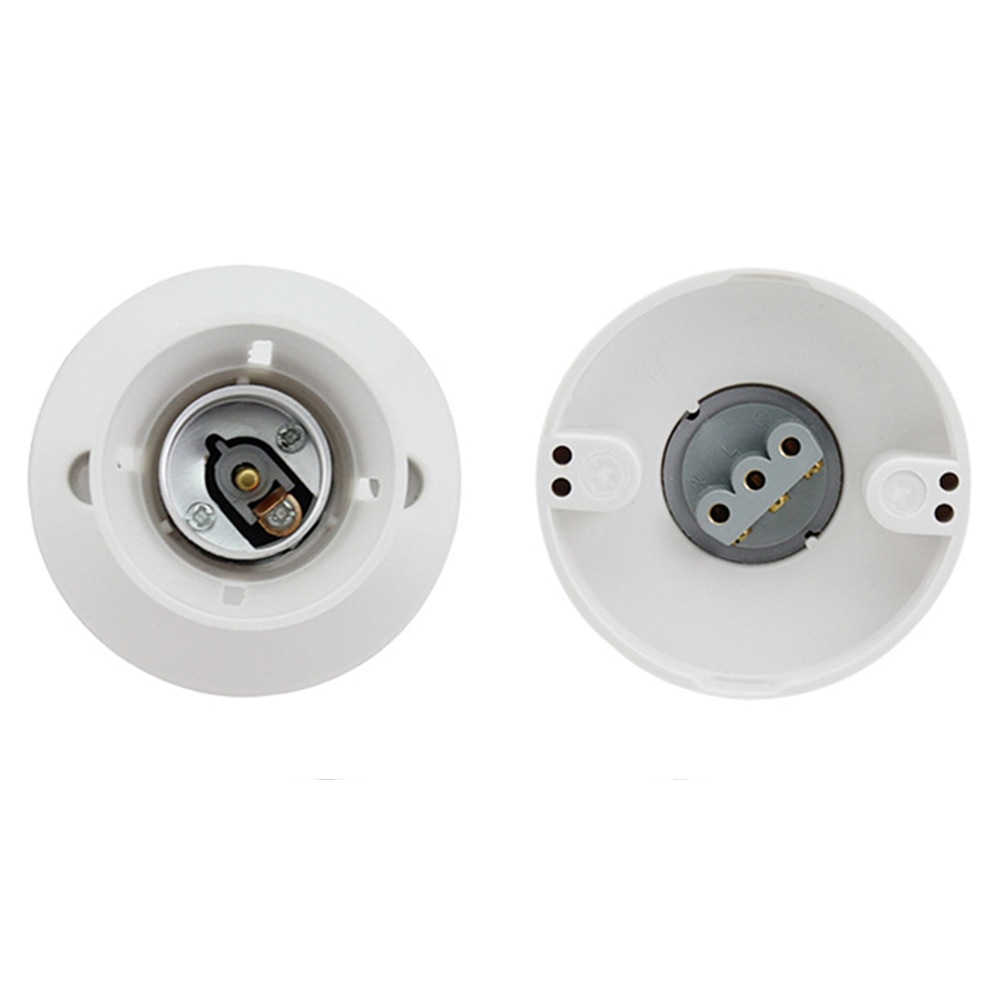 Lampfot adapter montering vägg tak lamphållare skruvlock konverter sockel pendel praktisk kontakt  e27