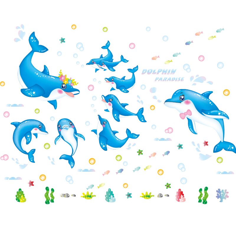 [shijuehezi] muurstickers met zeemeermin, diy dolf... – Vicedeal