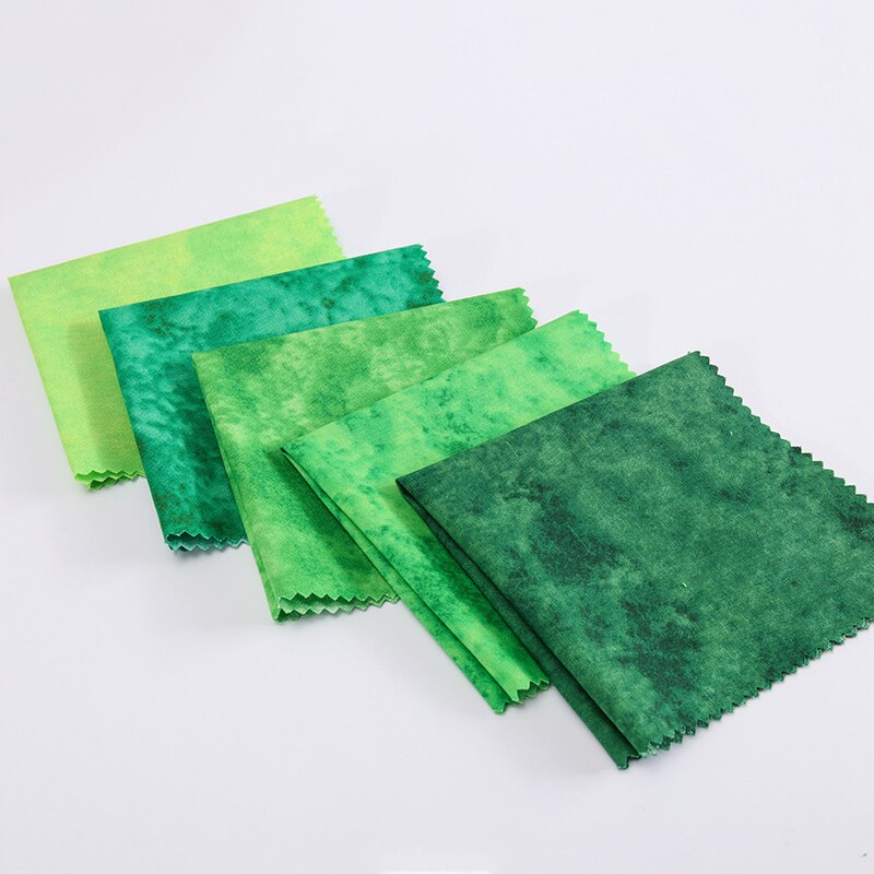 5 stk floral tie-dye patchwork-kombinasjon 20*20cm ren bomullsduk hode diy tie dye print barn regnbuestoff: 04