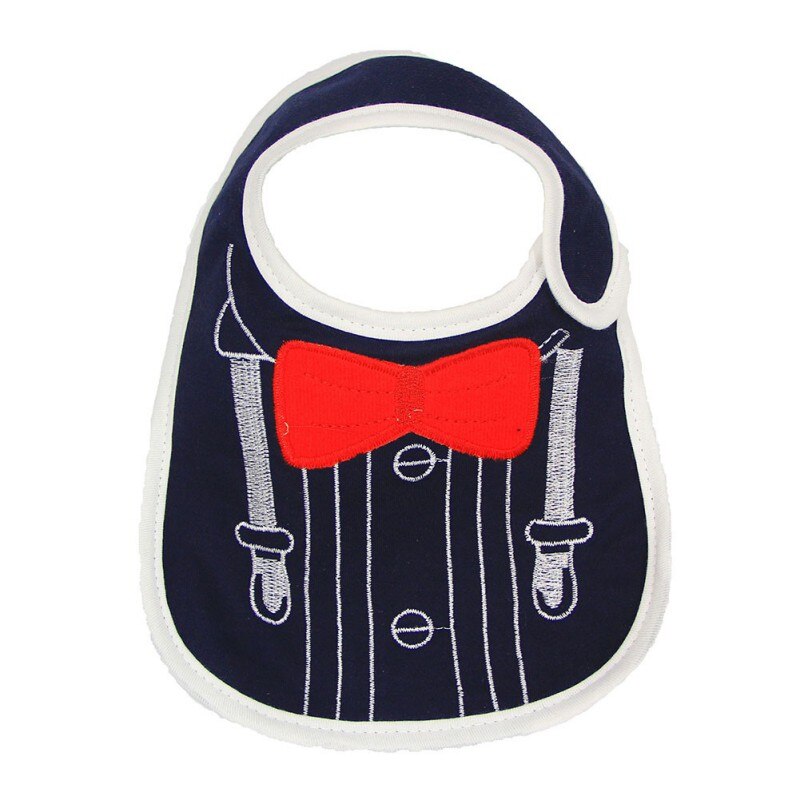 5 stks/partij Mooie Leuke Slabbetjes Cartoon Patroon Peuter Baby Waterdicht Speeksel Handdoek 24 Stijlen Koos Katoen Slabbers: D