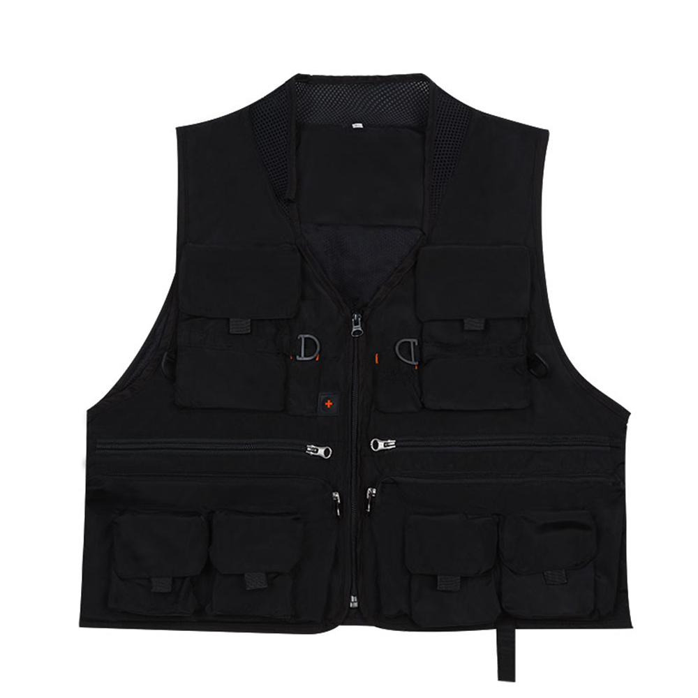 Gilet De Pêche Vintage Seaway Homme, Taille M, Beige En Coton, Fabriqué à Hong Kong