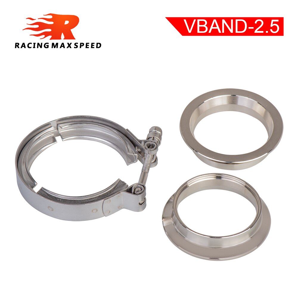 304 Rvs 2 2.5 3 3.5 4 V-Band Klem 3 Inch V-Band 4 Inch Uitlaat flens 76Mm Turbo Uitlaat Vband V Klemmen Kits: 2.5 inch