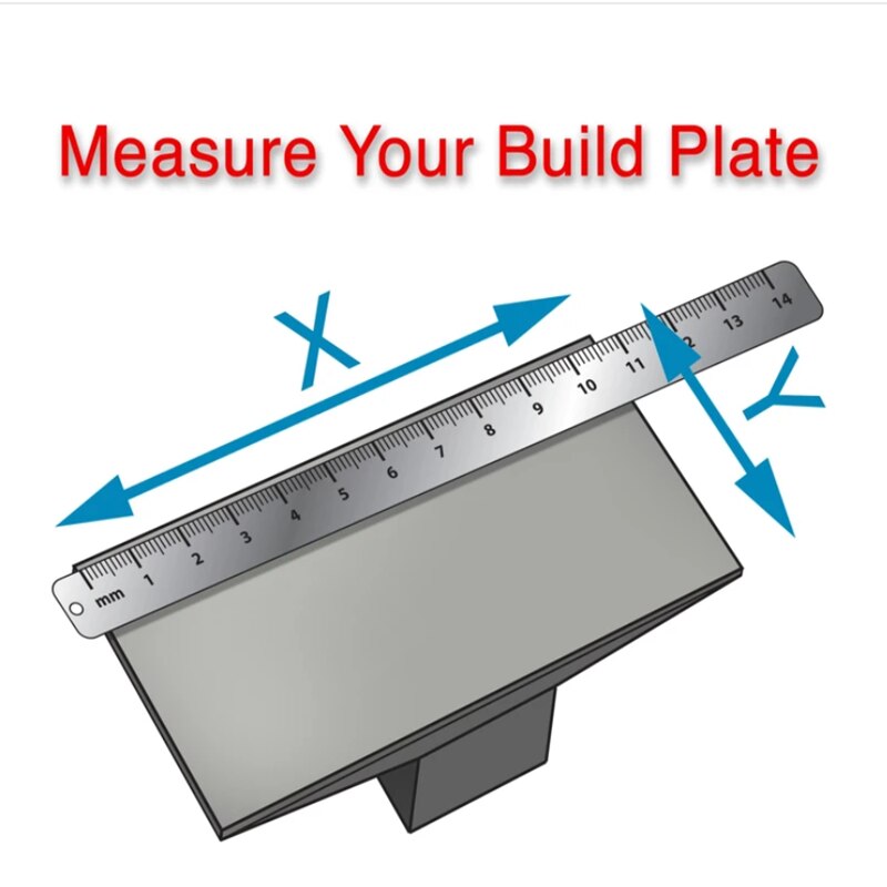 ENERGETIC 202x128mm Flexible Build Plate For Resin Printing,Removal Spring Steel Sheet+Magnetic Base For Anycubic Photon Mono X