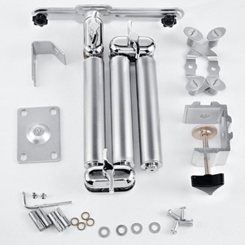 360 Adjustable Tablet Wall Mount Tablet Bracket Tablet Holder Flexible Aluminum Alloy Foldable Clamp Head For Desk Car Bed