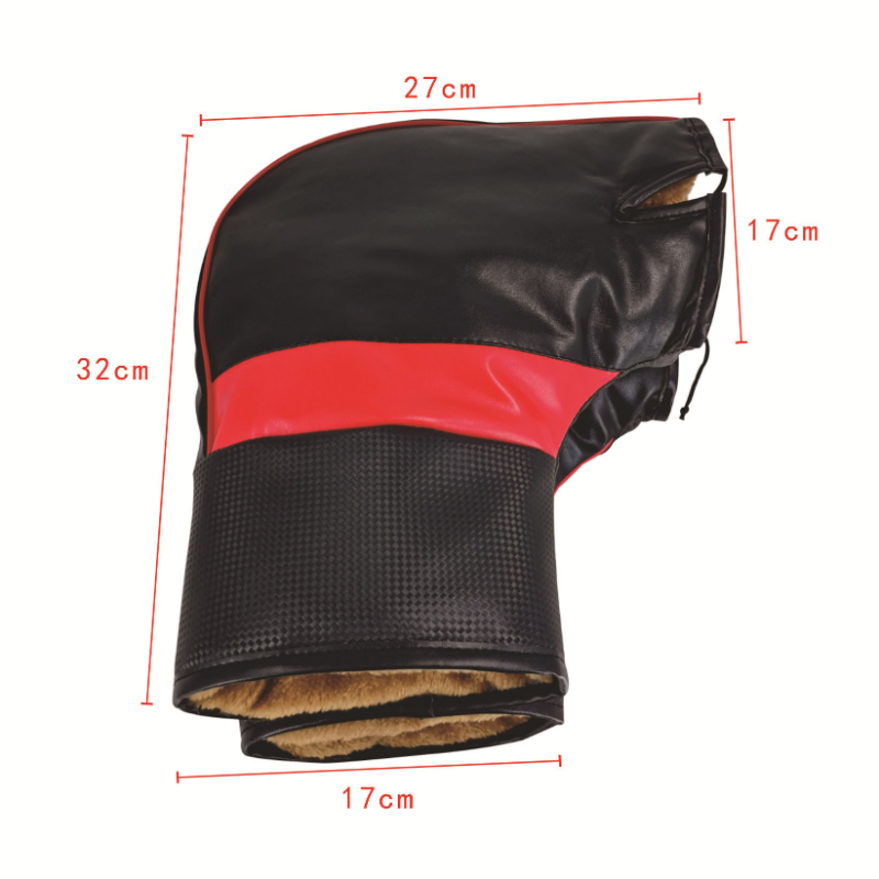 Motorrad Lenker abdeckung Winter batterie Fahrrad Windschutz scheiben handschuhe Wind dichter Wärmer Griff verdickter reflektieren der Streifen