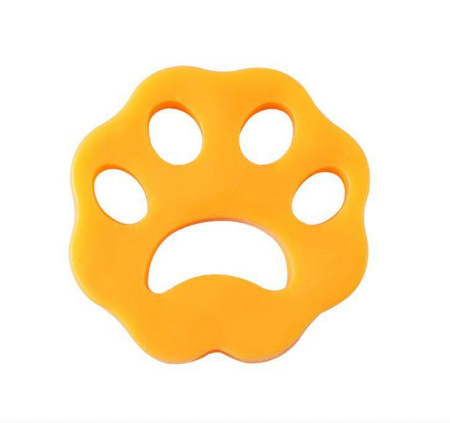 Pet Hair Remover Washing Machine Hair Remover Reusable Cat Dog Fur Lint Hair Remover Clothes Dryer Cleaning Laundry Tools: Yellow