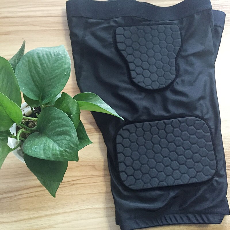 YD Soccer Rugby Basketball Armor Short Legging Anti Crash Sportswear Short With Honeycomb Pad Basketball Shorts Sport Safety