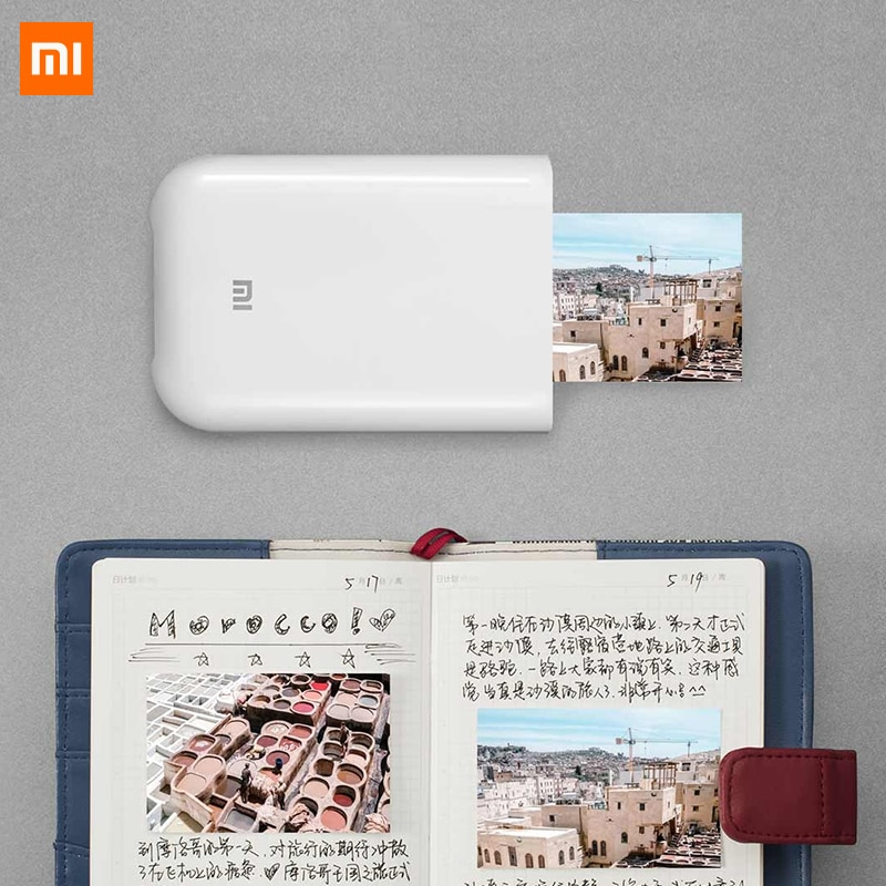 Xiaomi-impresora mijia AR, 300dpi, portátil, para fotos, Mini bolsillo con DIY, Share, 500mAh, impresora de bolsillo para imágenes, funciona con mijia