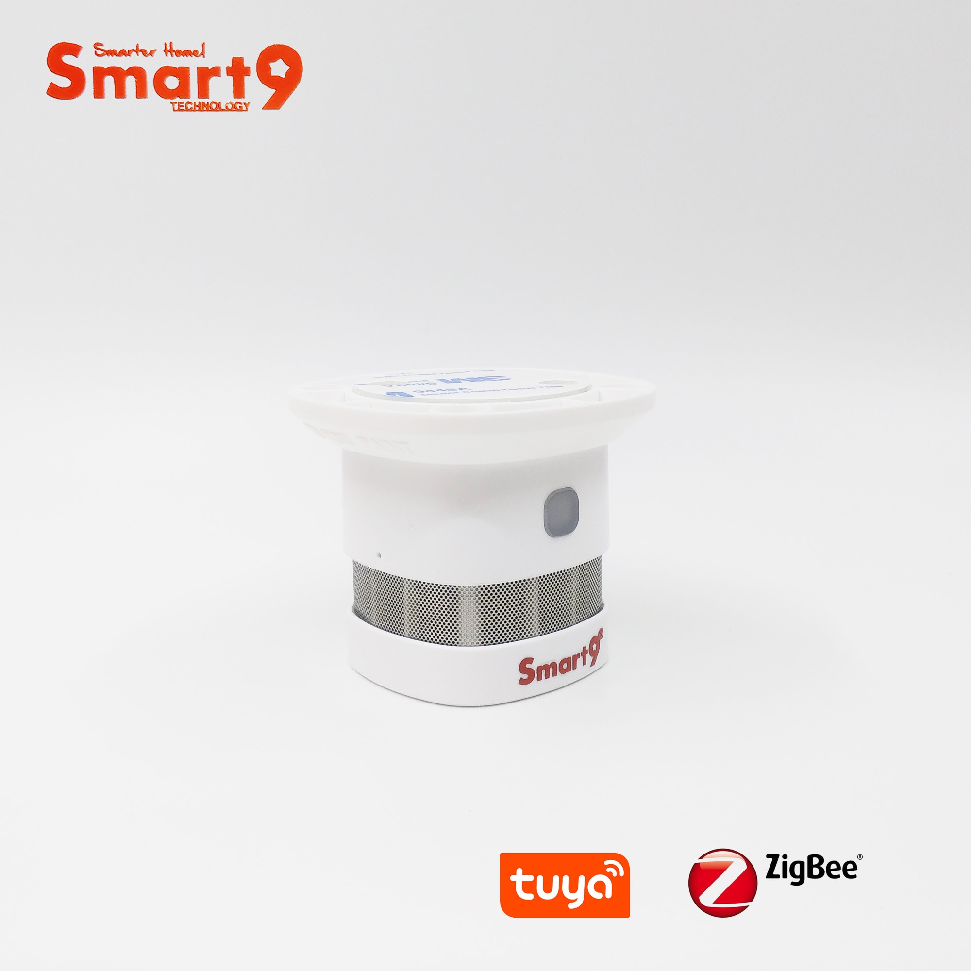 Clever9 ZigBee Rauchmelder Arbeiten mit TuYa ZigBee Hub, Feuer Alarm Sensor mit Batterie Angetrieben, Alarm zu Clever Leben App