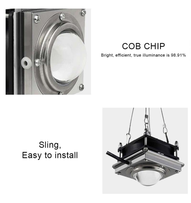 60W Hydroponic COB Growth Light Led Grow Bulb Full Spectrum Lamp Plant Flower Seedling Fitolamp Greenhouse Vegetables Succulent