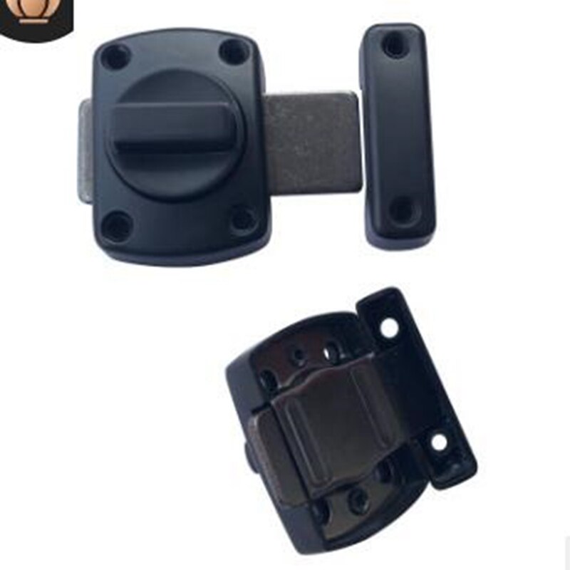 Door Bolt Latch Thicken Zinc Alloy Rotate Sliding Bolt Lock Safety Security Home Anti-Theft Guard Bolts Action Hardware Small