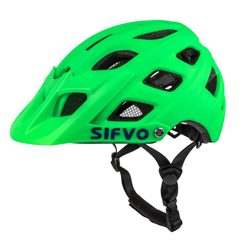Exclusky-cascos de bicicleta de montaña para niños y jóvenes, para patinaje, Scooter, tamaño 54-57CM, 5-14 años: Verde