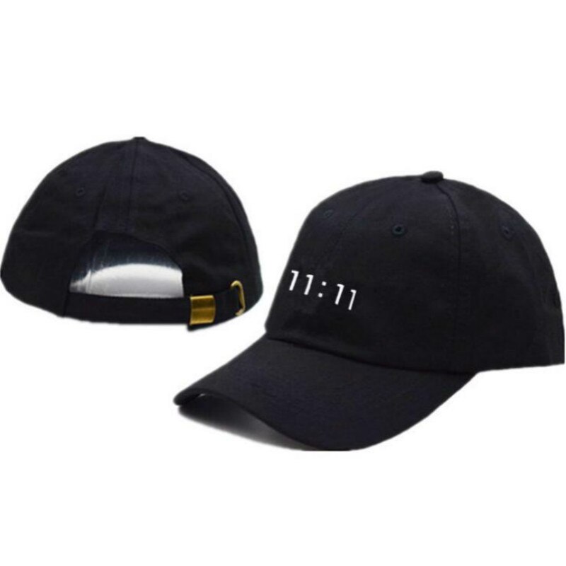 11:11 baseball cap hip hop embroidery cotton the rapper dad hat streetwear sports kpop snapback hat outdoor hiphop men cap bone: black