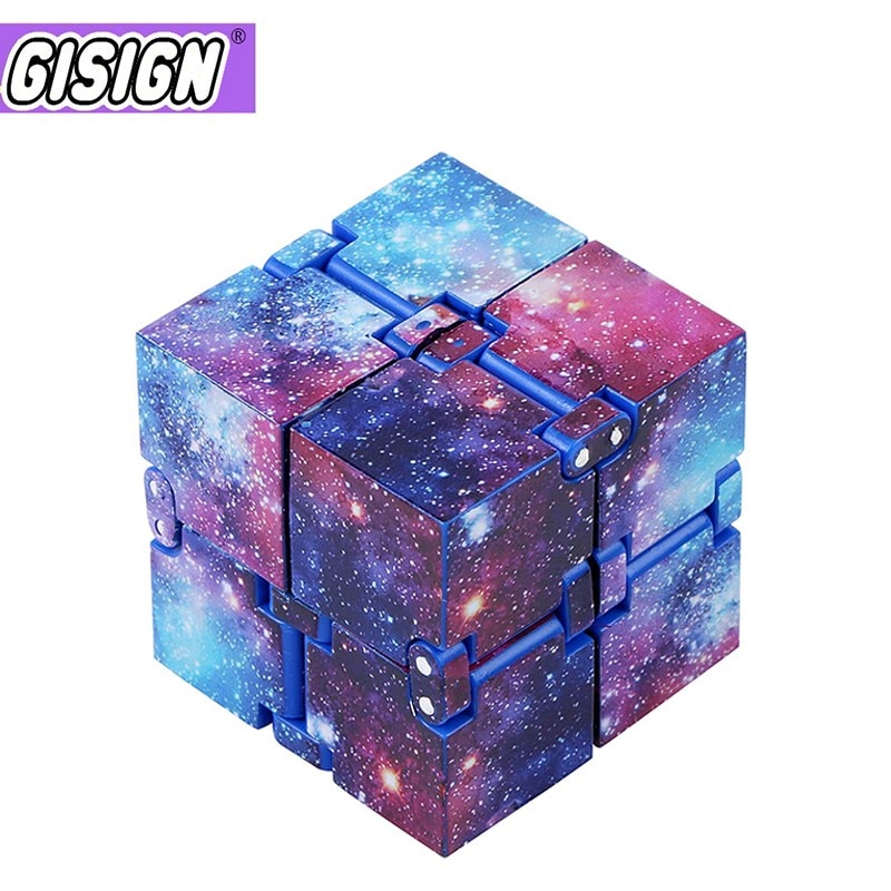 Magic Infinity Cube Hand Mini Toy Finger Anti Stress Relief Endless Cube Blocks for Children Kids Funny Antistress Toys