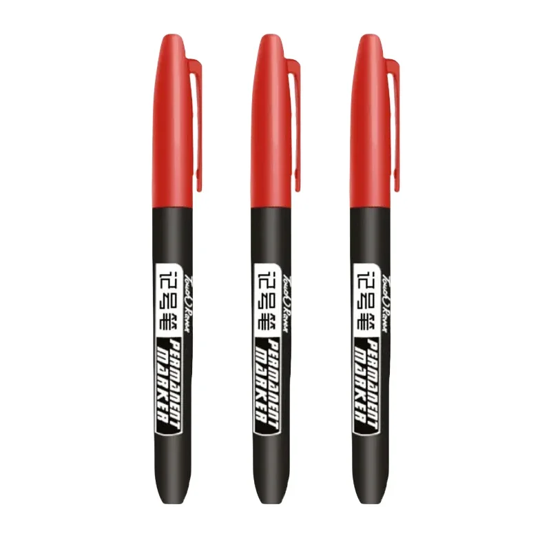 20-1Pcs Permanent Marker Pen Manga Drawing Markers Black Blue Red Ink Sketch Pens Oil-Based Waterproof Pen Stationery Supplies: PURPLE